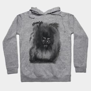 BLACK AND WHITE FIRE MONSTER Hoodie